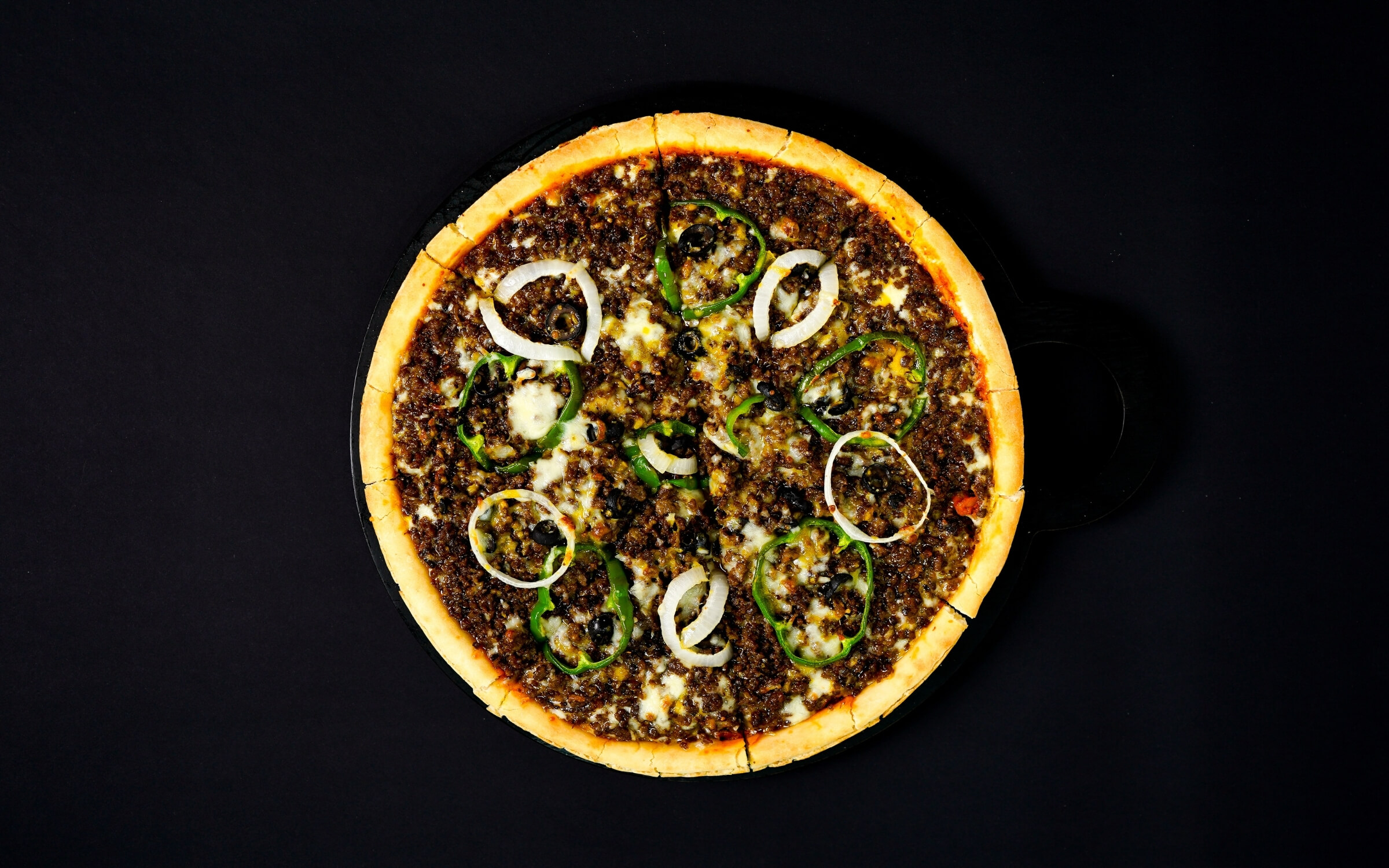 Beef pizza